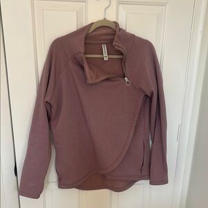 Athleta Asymmetrical Zip sweatshirt
